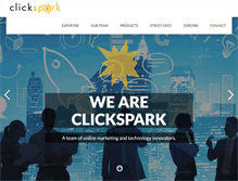 Tablet Screenshot of clickspark.com